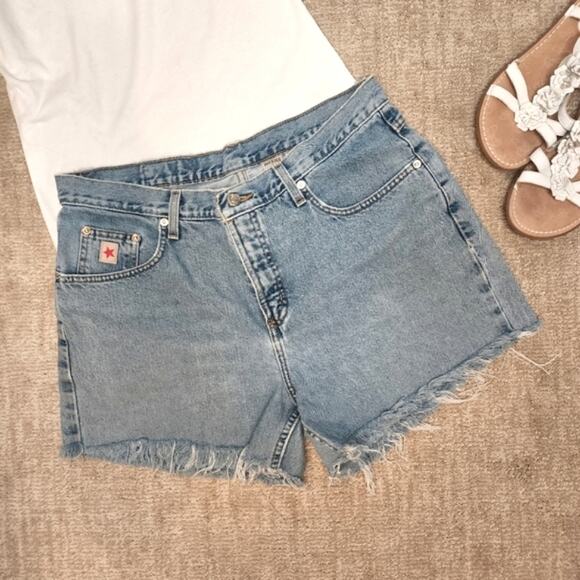 Vintage Rockies Cut Off Denim Shorts - Picture 1 of 7